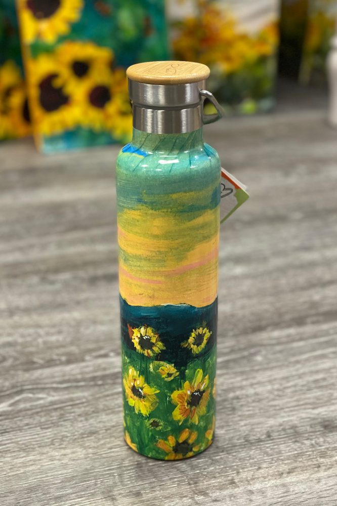 bottle-make it-sunflowers